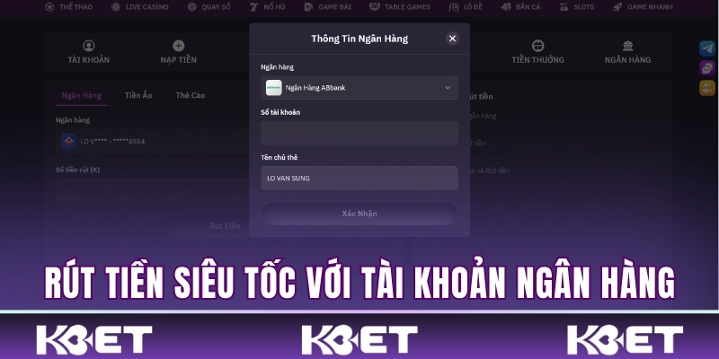 Hướng dẫn rút tiền siêu tốc với phương thức ngân hàng